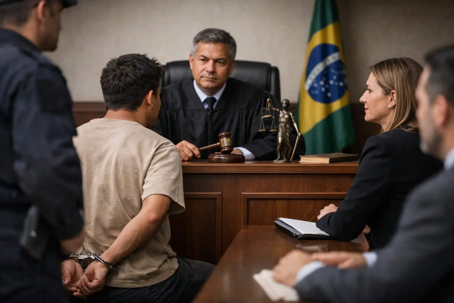 Como funciona audiência de custódia no Brasil